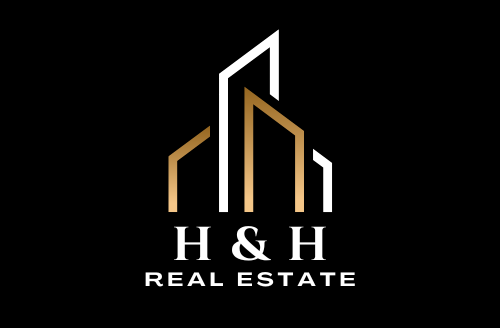 Black and Gold Circle Real Estate Logo (3)