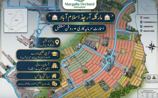 One kanal corner plot DHA Margalla Orchard