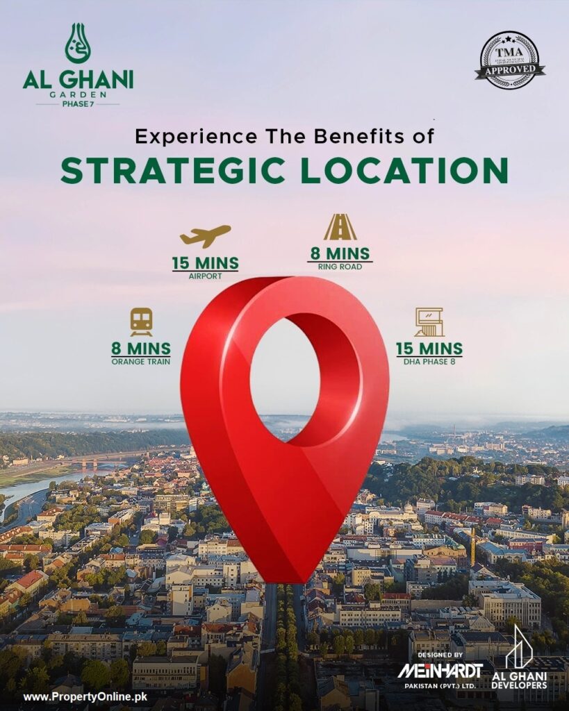Al Ghani Garden Phase 7 Location