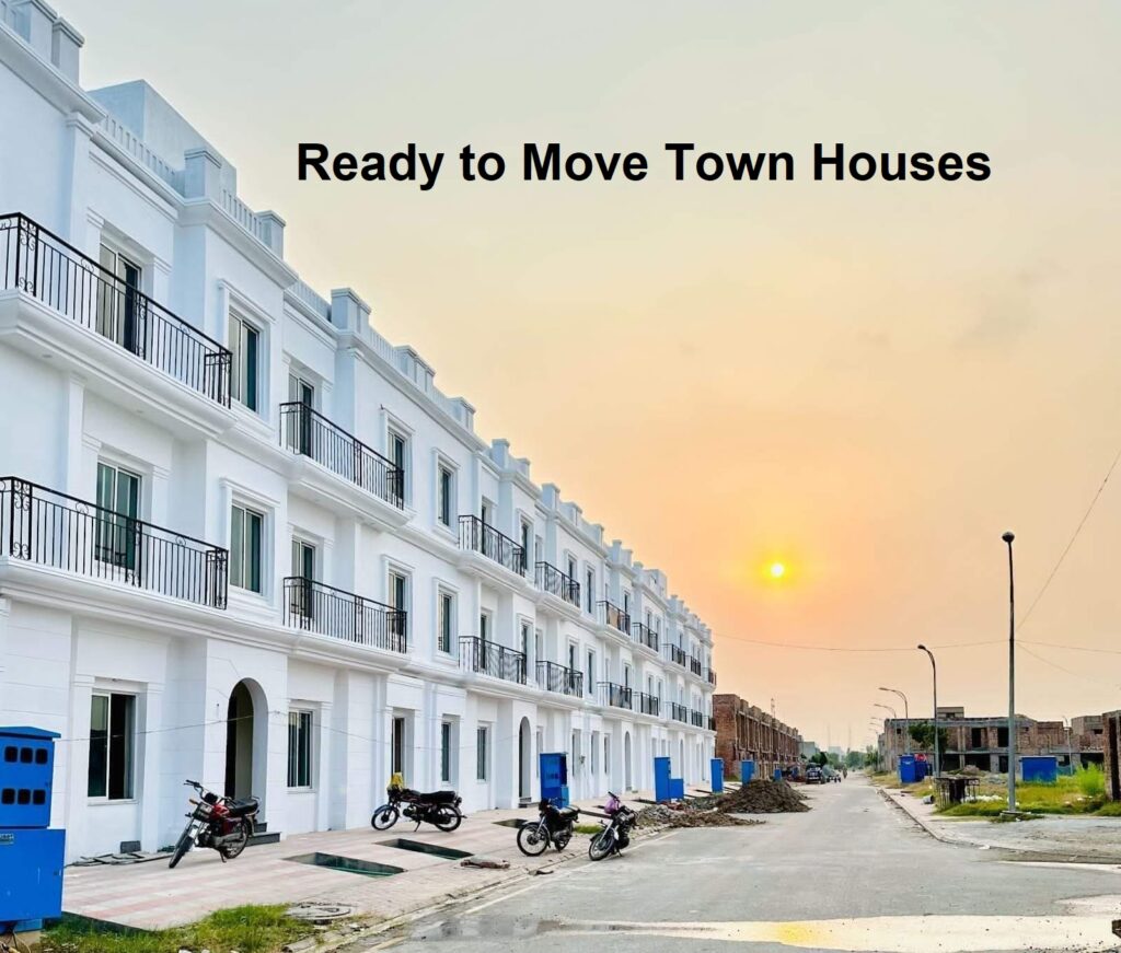 Ready to Move Low Budget TownHouses in Bahria Orchard Lahore