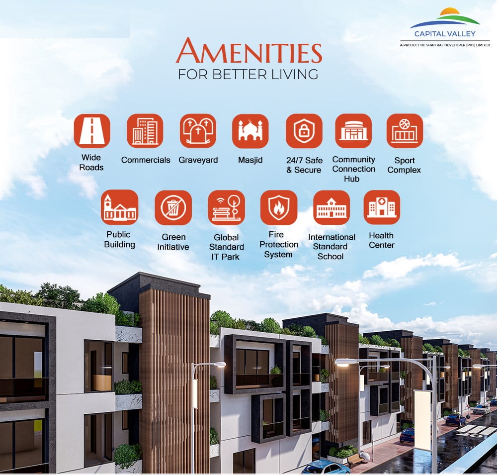 Capital Valley Lahore Amenities