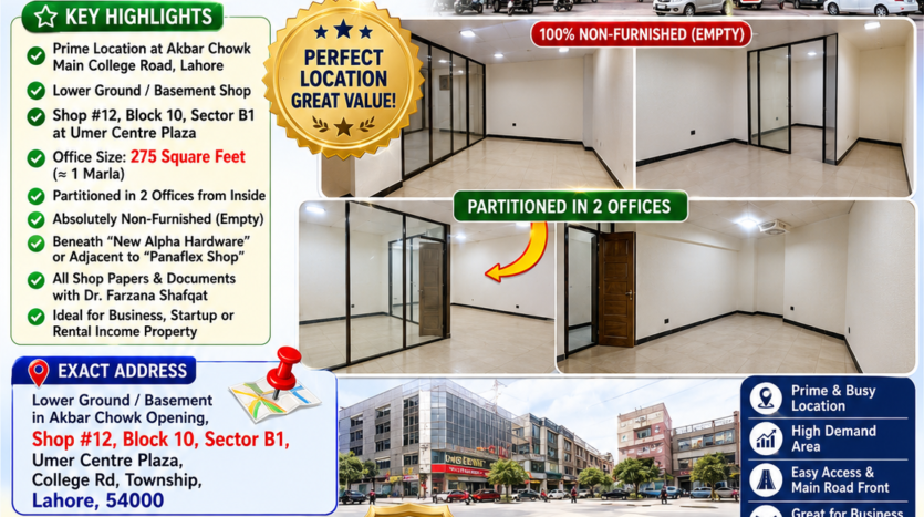 akbar chowk office selling AD