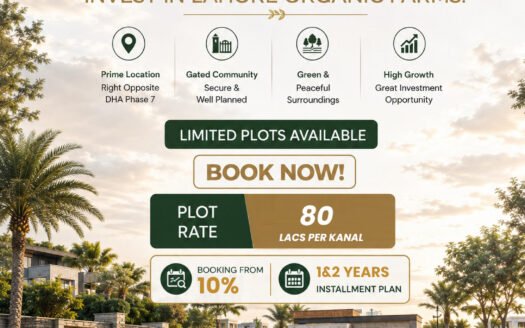 Looking for Farmhouse Plots near DHA Phase 7 Lahore ?